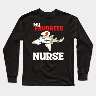 My Favorite Nurse Shark Long Sleeve T-Shirt